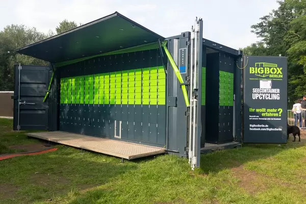 Big Box Berlin sea containter at gamescomCamp - Gamescom 2017, Cologne