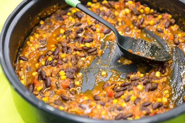 Bio Chili sin Carne mit Reis