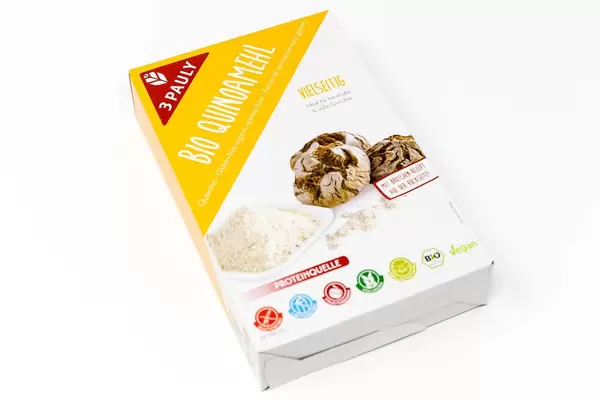 Bio Quinoamehl von 3Pauly als natürliche Proteinquelle