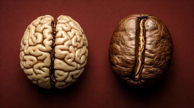 Biologische Metapher: Gehirn und Kaffeebohne