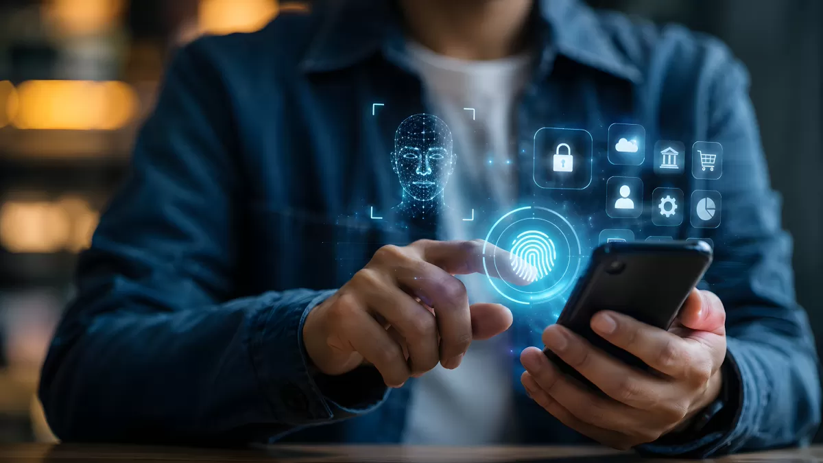 Biometrische Authentifizierung per Fingerabdruck am Smartphone