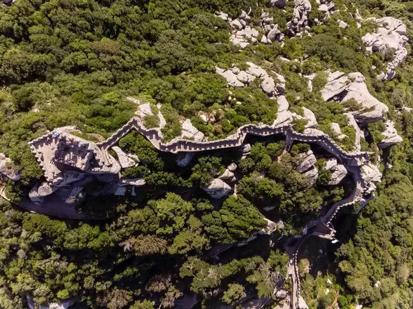 Bird´s-eye view of the Castelo Dos Mouros