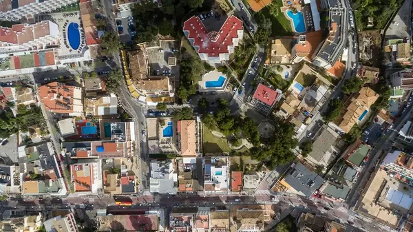 Bird's eye view of Peguera, Mallorca