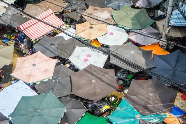 Birds View of Chinatown Market in Saigon