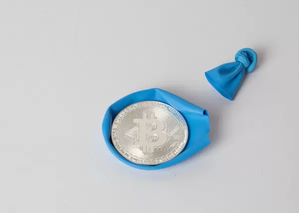 Bitcoin bubble burst