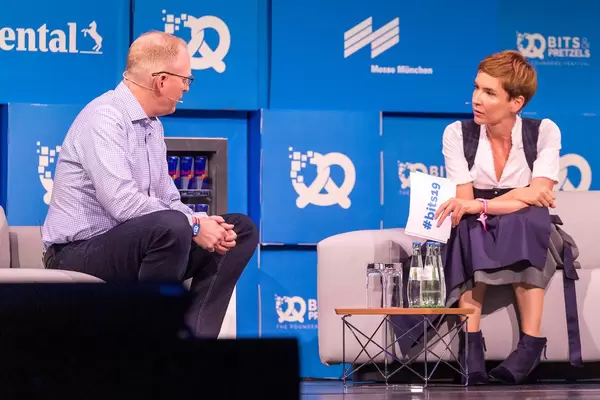 Bits & Pretzels Editor-in-chief Britta Weddeling interviews Dave Limp, Senior Vice President Amazon Devices & Services