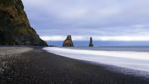 Black beach of Vik / Schwarzer Strand von Vik