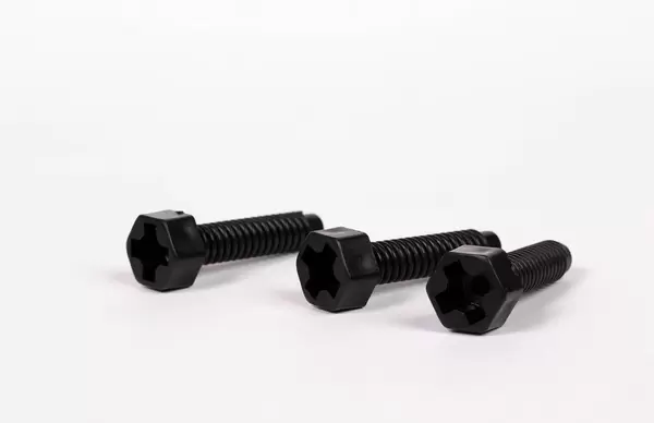 Black steel bolts
