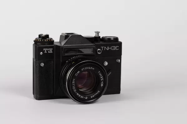 Black vintage film camera  Flip 2019