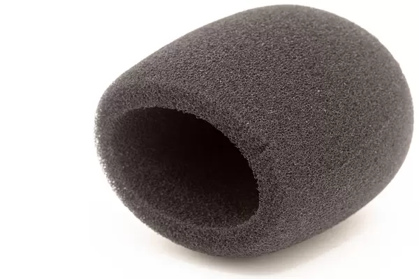 Black wind protection sponge for microphone