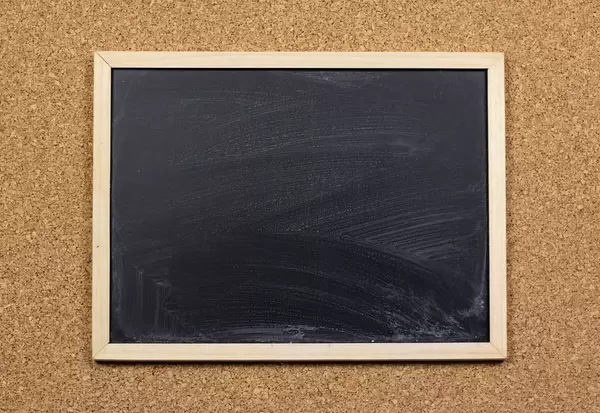 Blank old blackboard