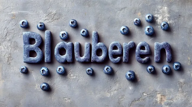 Blaubeeren in Nahaufnahme auf rustikalem Hintergrund