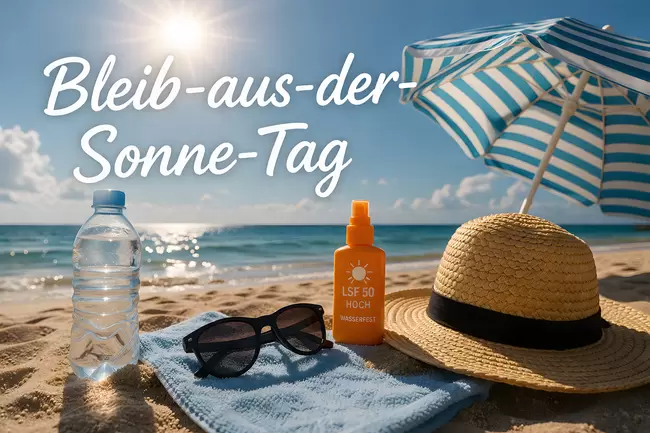 Bleib-aus-der-Sonne-Tag am 3. Juli