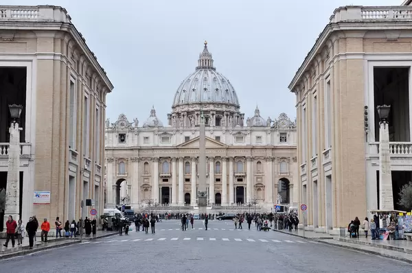 Blick auf den Vatikan
