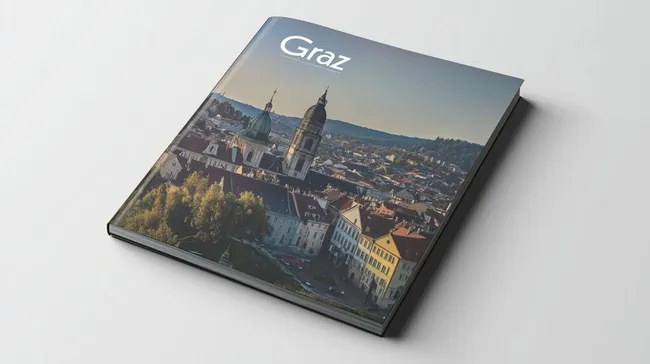 Blick auf Grazer Altstadt mit historischen Gebäuden