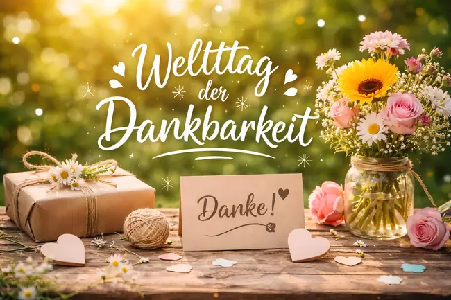 Welttag der Dankbarkeit am 21. September