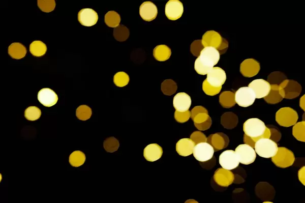 Blurry stream of lights coming in from the right side