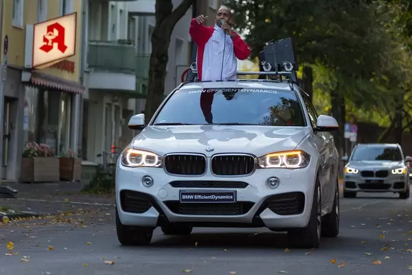 BMW cars belonging to the official vehicle fleet - Cologne Marathon 2017