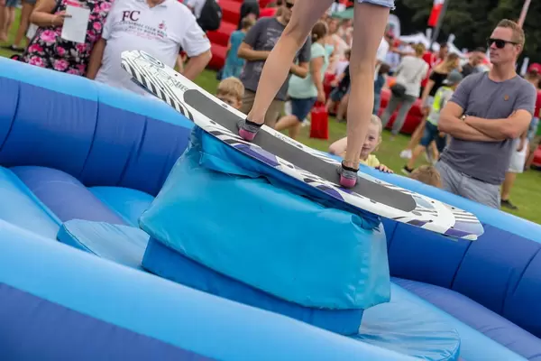 Board riding instead of bull riding