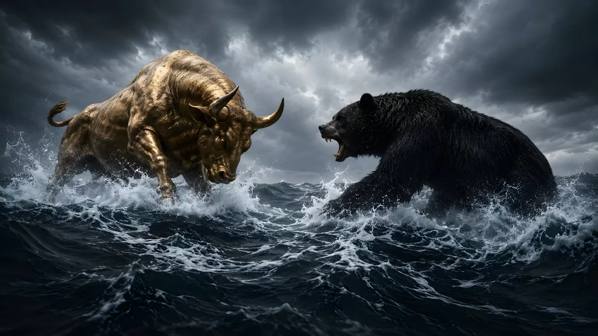 Börse: Goldener Bulle und schwarzer Bär kämpfen im Sturm