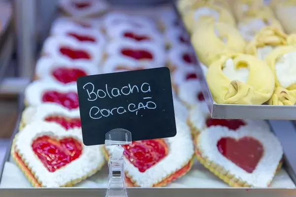 Bolacha Coracao süsse Herzen