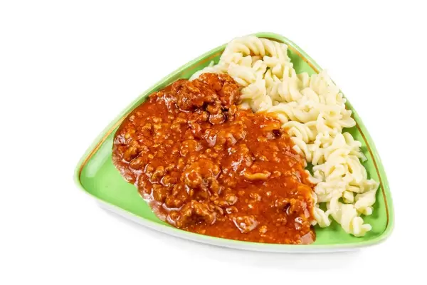 Bolognese-Hackfleisch-Sauce mit Nudeln