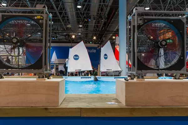 boot Düsseldorf 2017 mit Ventilatoren