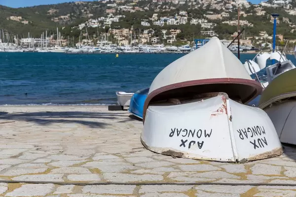 Boote am Land - Puerto de Andraitx, Mallorca
