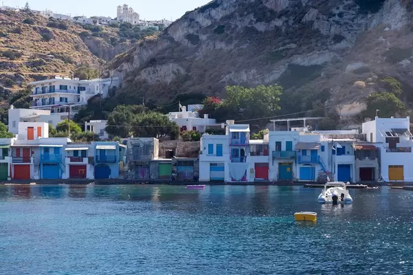 Bootshäuser von Klima auf Milos (Griechenland)