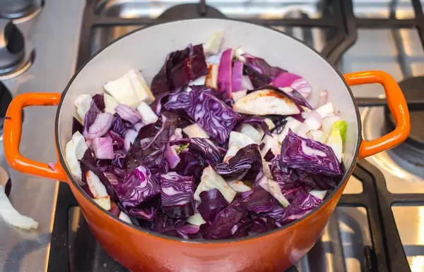 Borscht Soup preparation in a Saucepan   Flip 2019