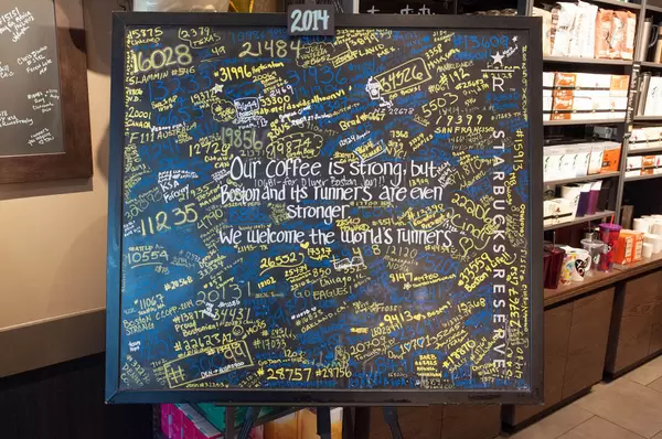 Boston Strong in Starbucks
