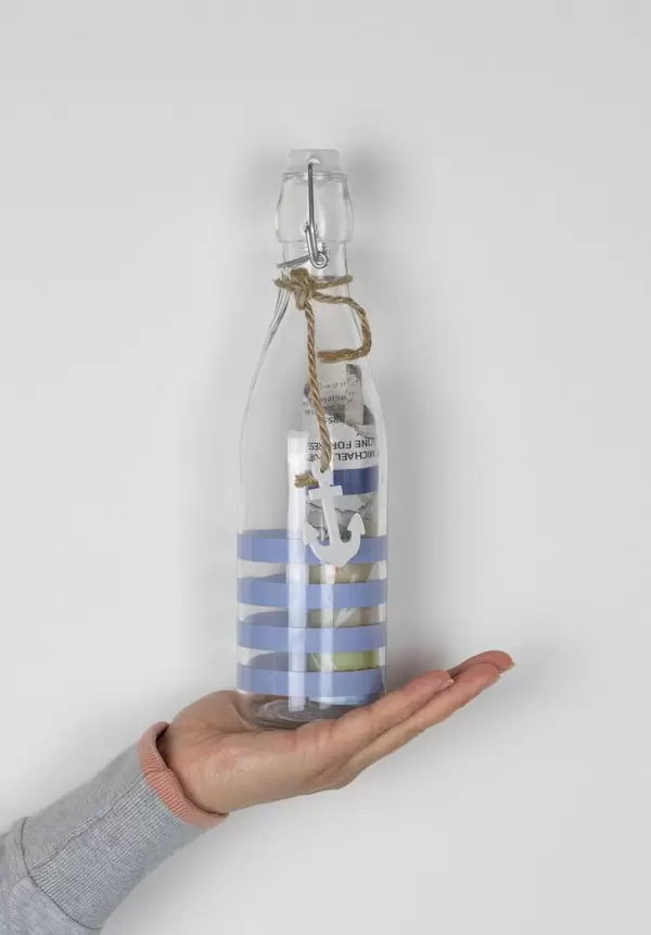 Bottle with a message inside