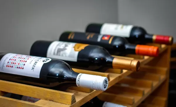 Bottles of  Red Wine