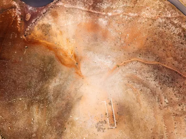 Bottom of a volcanic crater / Boden eines Vulkankraters