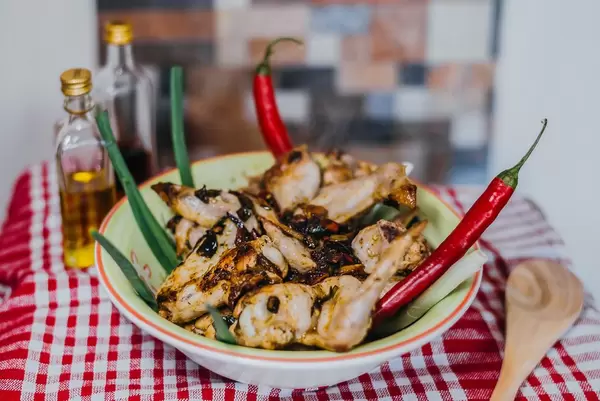 Bowl Of Chicken Wings