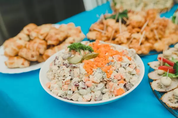 Bowl Of Mixed Vegetable Salad In Russian Style (Flip 2019)