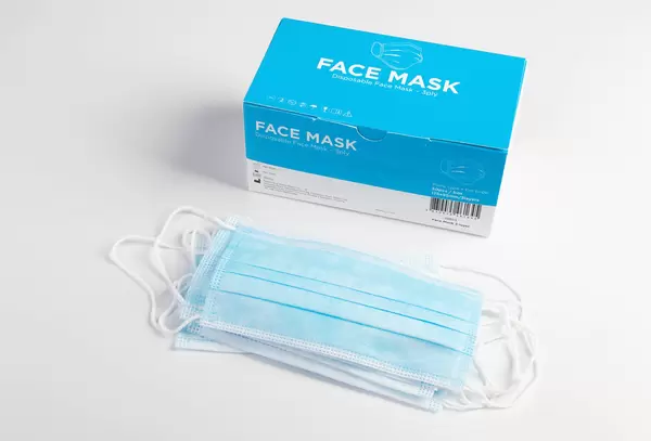 Box of medical face masks