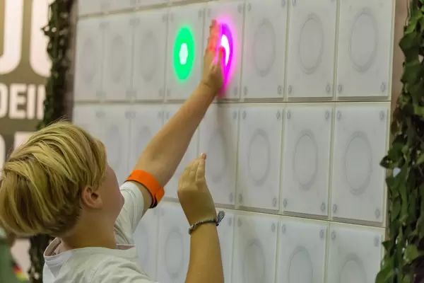 Boy training with a TWall