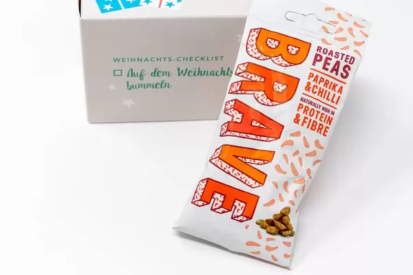 Brave - roasted peas with paprika and chili from the nineth door of the Foodist Active advent calendar