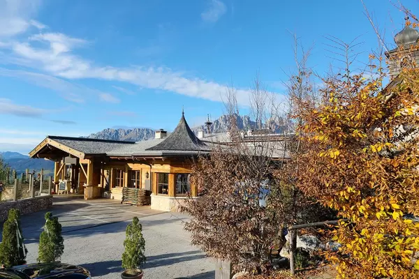 Brenner Alm entrance, close-up view