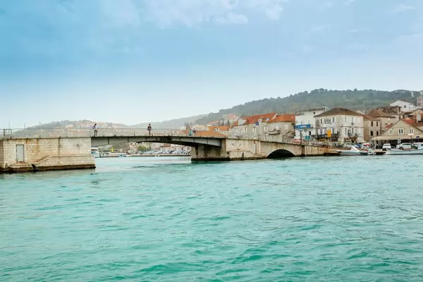 Bridge connecting Trogir and Ciovo