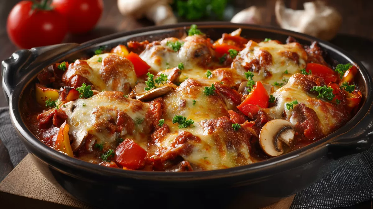 Brittas Ruberfleisch – Auflauf mit Käse und Gemüse