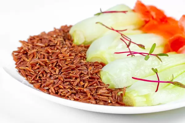 Brown rice with cabbage Pak Choi baby (Flip 2020)