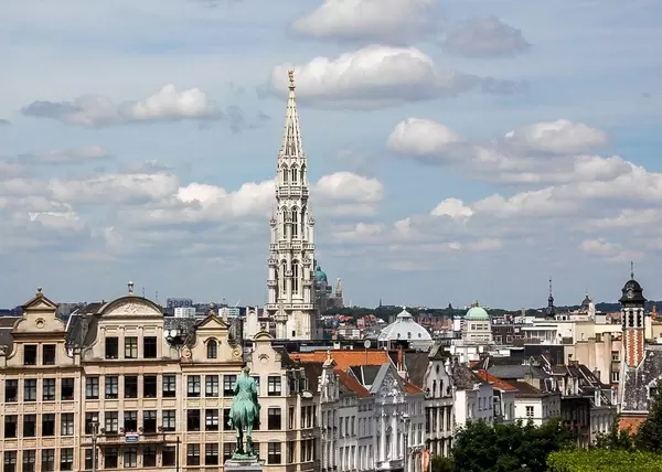 Brussels city view