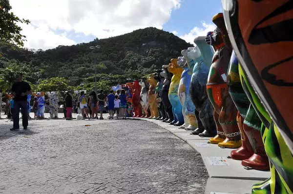 Buddy Bears in Cariocas - Fußball-WM 2014, Brasilien