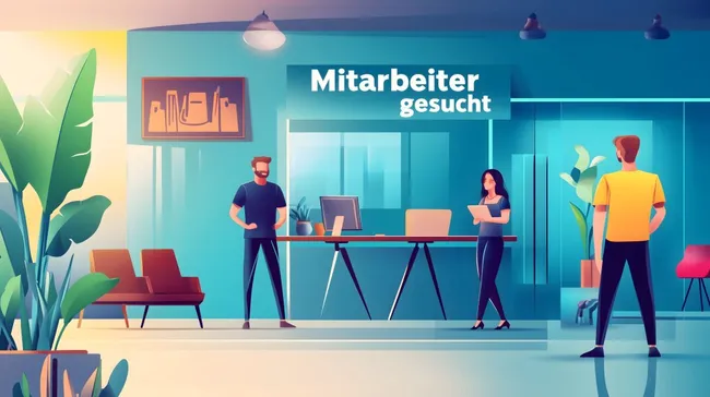 Büroeinrichtung für Stellenausschreibung gesucht