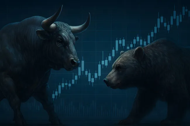 Bullen- und Bärenstimmung an der Börse