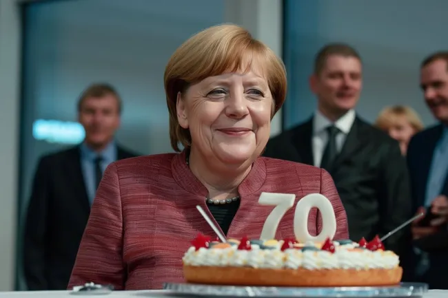 Bundeskanzlerin Merkel feiert 70. Geburtstag
