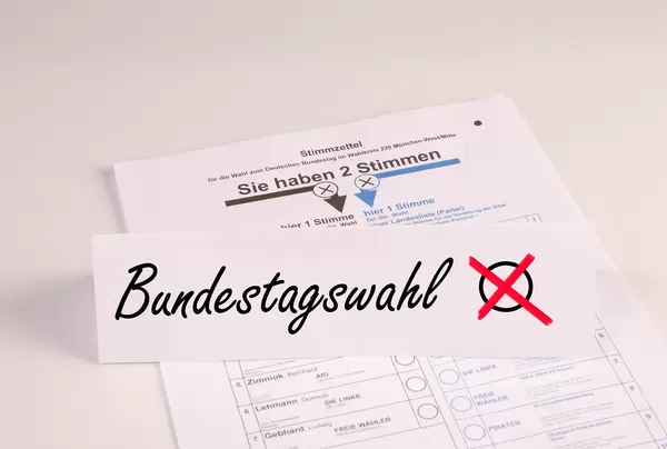 Bundestagswahl concept