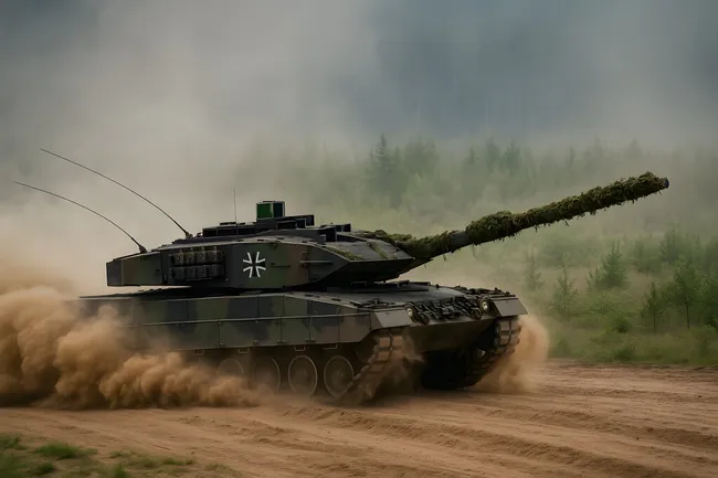 Bundeswehr-Panzer Leopard 2 im Einsatz